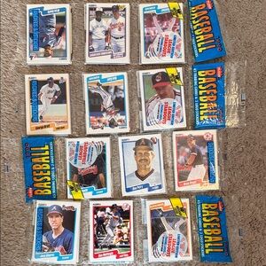 Vintage Baseball Trading Cards Collection